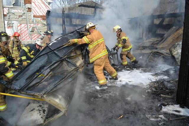 Garage Fire - Hauck Rd. - 11/21/2013